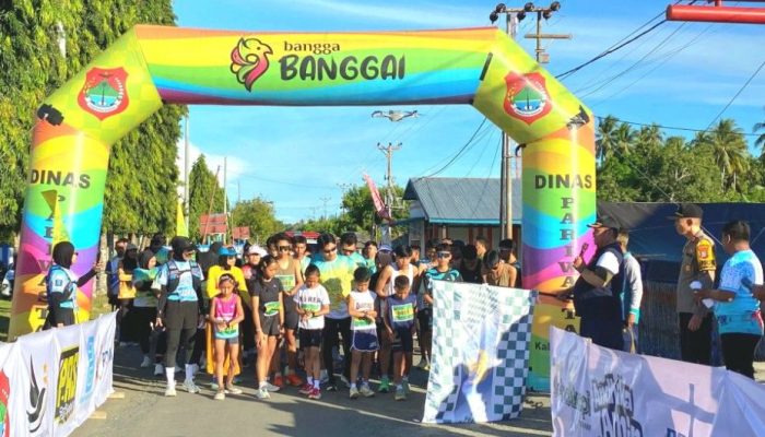 Pecah! Ratusan Pelari Warnai Desa Bualemo B dalam Gelaran Tompotika Apparel Fun Run 5K