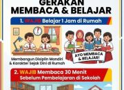 Disdikbud Banggai Luncurkan Gerakan Membaca dan Belajar 2026 : Fokus pada Disiplin dan Literasi Peserta Didik