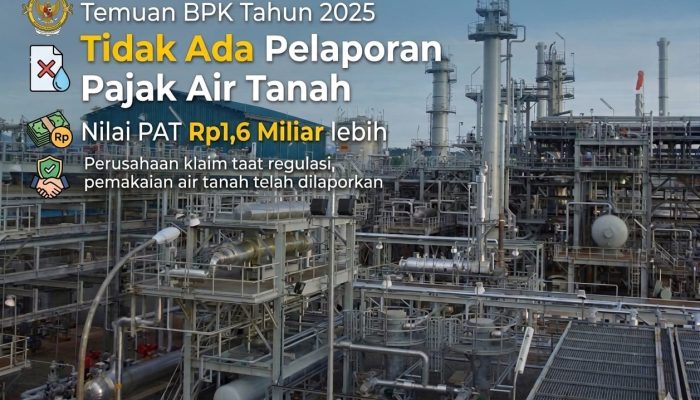 BPK Temukan JOB Tomori Tak Lapor Pemakaian Air Tanah, Perusahaan Klaim Taat Regulasi