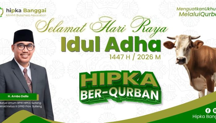 BPW HIPKA Sulteng Salurkan Hewan Qurban di Banggai dan Banggai Kepulauan