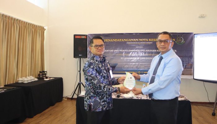 Perkuat Tata Kelola dan Kepastian Hukum, Kantor UPP Kelas III Bunta Jalin Kerja Sama dengan Kejaksaan Negeri Banggai