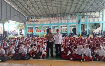 Masa Ta’aruf MTsN 1 Banggai Diwarnai Edukasi Keselamatan Jalan Raya dari Polantas