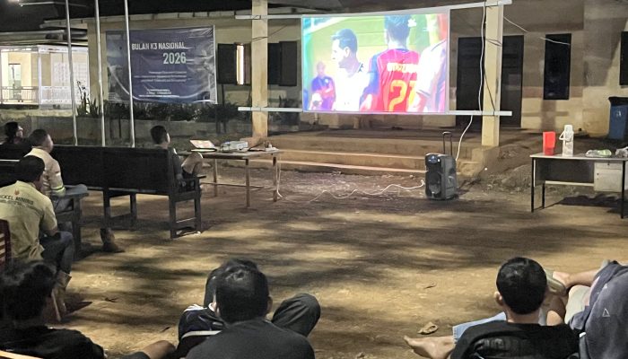 Semarak Final Piala Dunia 2026: PT Koninis Fajar Mineral Gelar Nobar Meriah di Site KM 9​