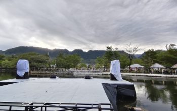 RTH Lalong Jadi Panggung Megah Perayaan HUT Banggai ke-66 : Atraksi 100 Drone-Lampion Hingga Pelepasan 10.000 Ikan Air Tawar