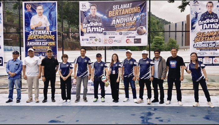 Hadiah HUT Banggai ke 66, Andhika Cup Volley Ball 2026 Dibuka Bupati Amirudin