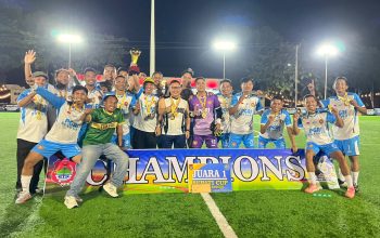 Ditutup Bupati Amirudin, PGRI Banggai Sabet Juara Turnamen Mini Soccer Bupati Cup ASN 2026
