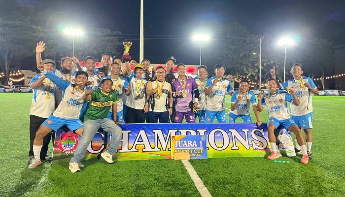 Ditutup Bupati Amirudin, PGRI Banggai Sabet Juara Turnamen Mini Soccer Bupati Cup ASN 2026