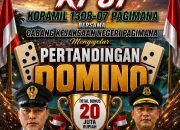 Pertama Kali, Kolaborasi Cabjari Pagimana dan Koramil Gelar Turnamen Domino Berhadiah Rp20 Juta