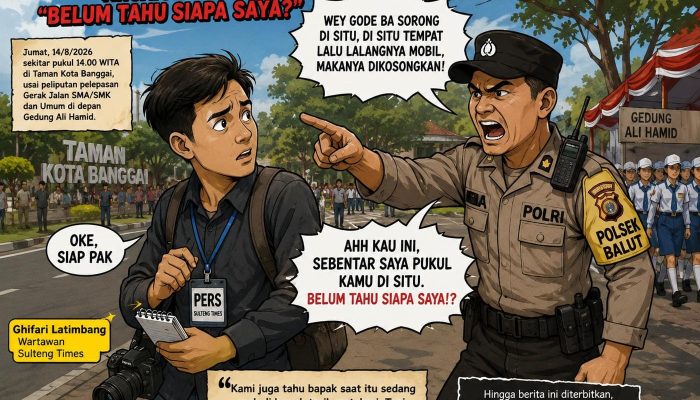 Oknum Anggota Polres Banggai Laut Lakukan Body Shaming dan Ancam Tampar Wartawan