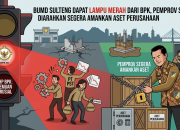 BUMD Sulteng Dapat Lampu Merah Dari BPK, Pemprov Diingatkan Segera Amankan Aset Perusahaan