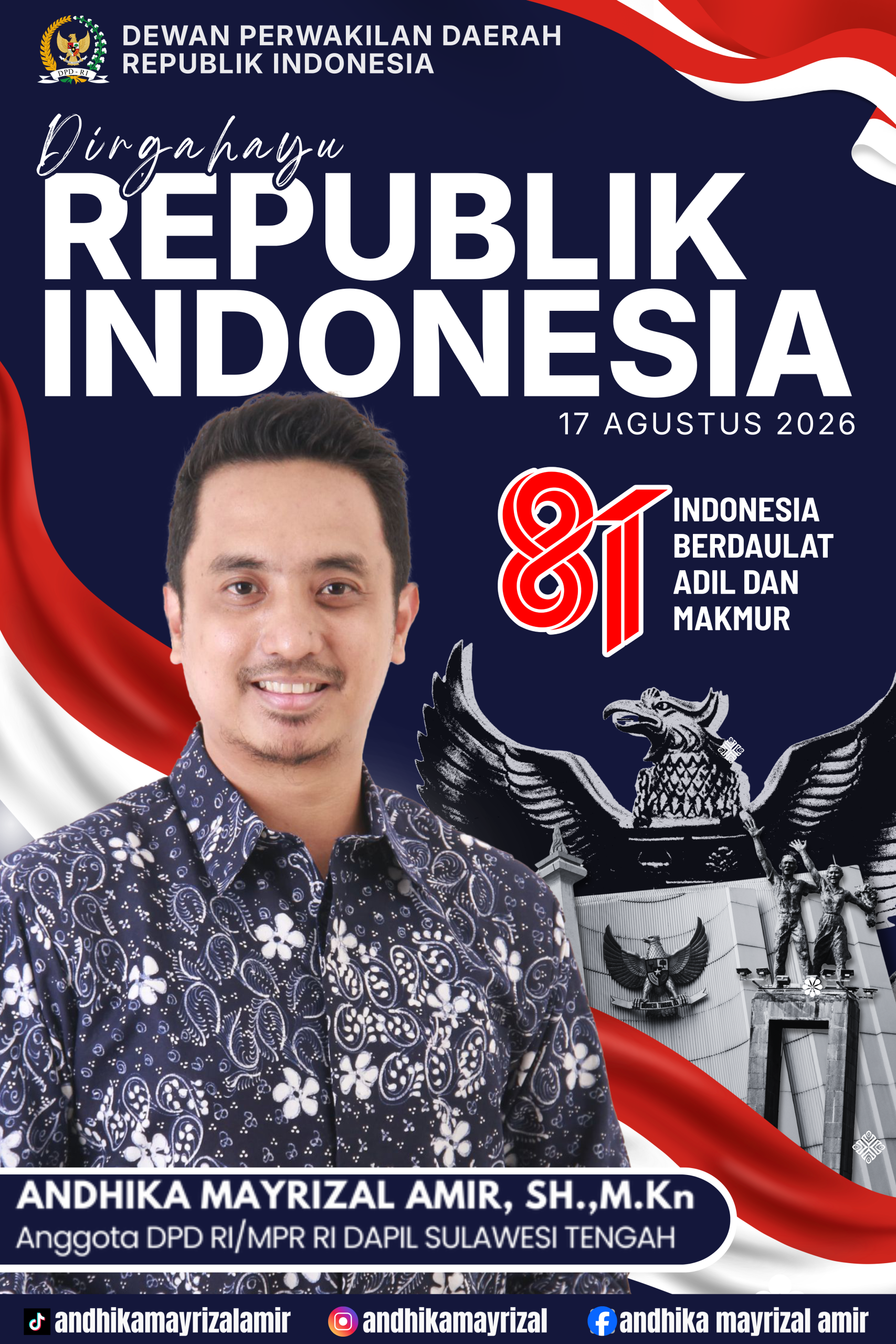 Ucapan HUT ke 81 RI