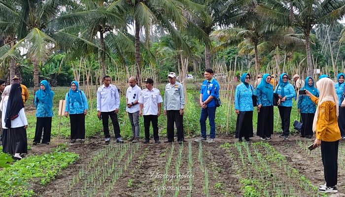 Dikunjungi Ketua TP-PKK Banggai, PT PAU Gelar Sekolah Lapang Hortikultura untuk Kelompok Tani Lamo