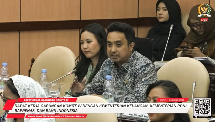 Cecar Kemenkeu, Senator Andika Amir Pertanyakan Komitmen Soal Penyaluran DBH Sulteng