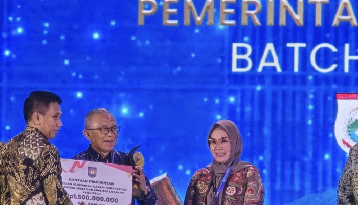 Diterima Wabup Furqanuddin Masulili, Pemkab Banggai Raih Penghargaan Terbaik II dan Bantuan Rp1,5 Miliar Sektor Kesehatan