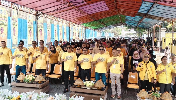 Pesan Politik Beniyanto Tamoreka di HUT Ke 62 Golkar : Terimakasih Rakyat Banggai