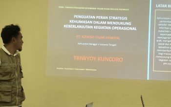 Beri Ruang Putra Daerah Berkembang, KTT PT KFM Promosikan Triwidy Kuncoro Jadi Section Head External & Comdev
